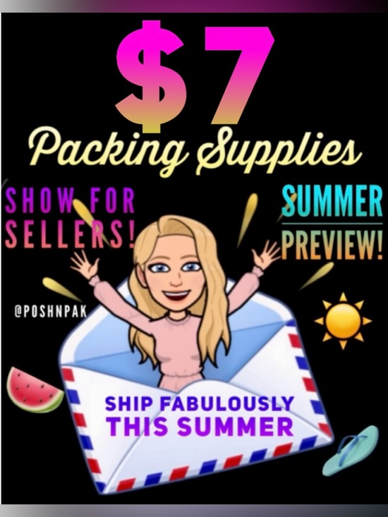 poshnpak Other - 🎉SUMMER PACKING SUPPLIES! SHOW ON NOW!☀️